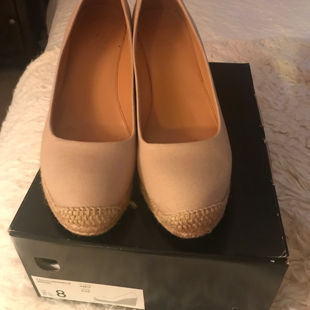JCrew wedge espadrilles